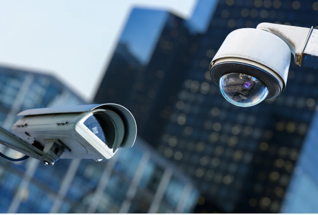 Modern IP Camera Close up